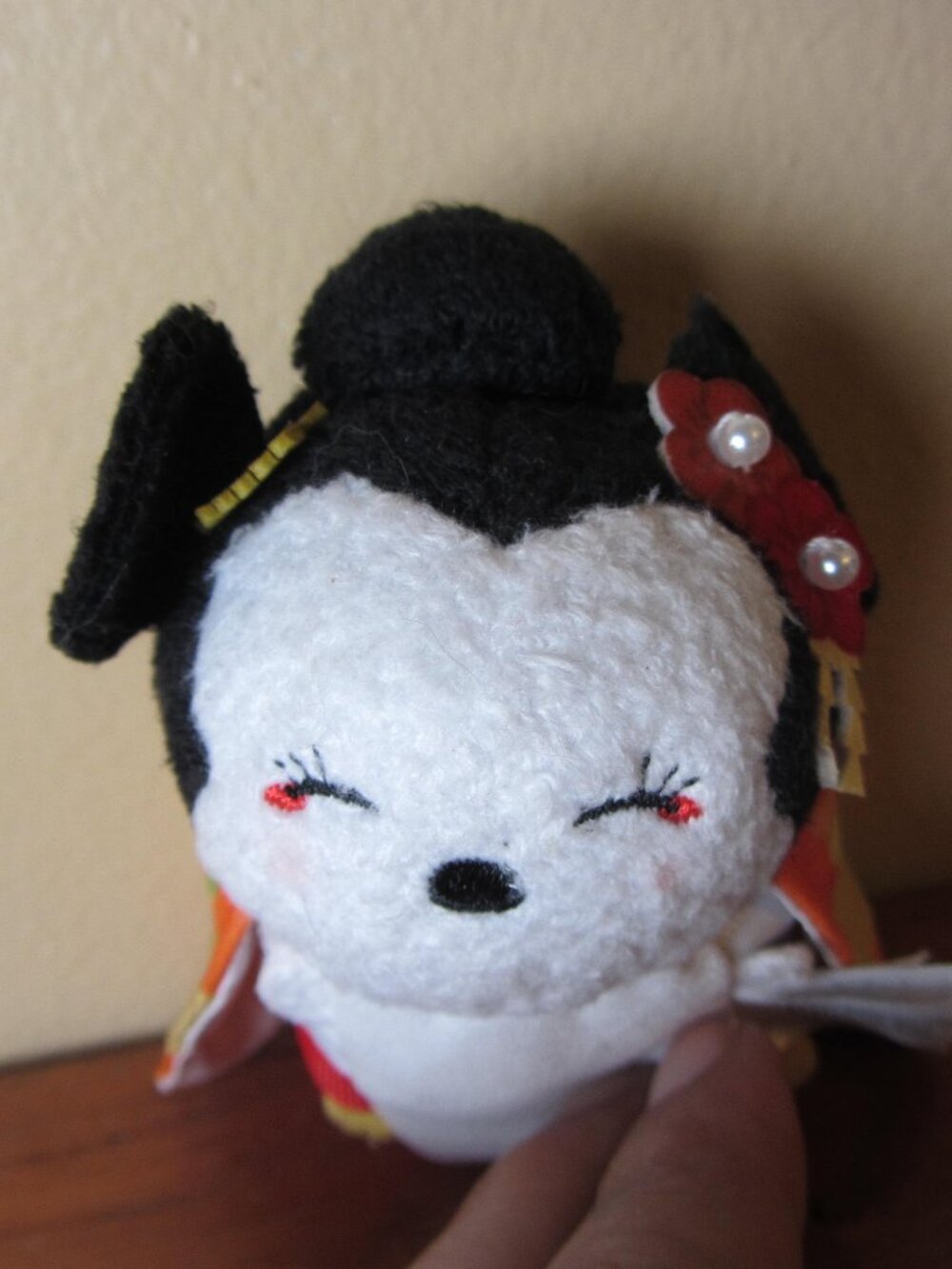 plush tsum tsum Minnie Mouse geisha limited edition Disney Store Japan (W6668)